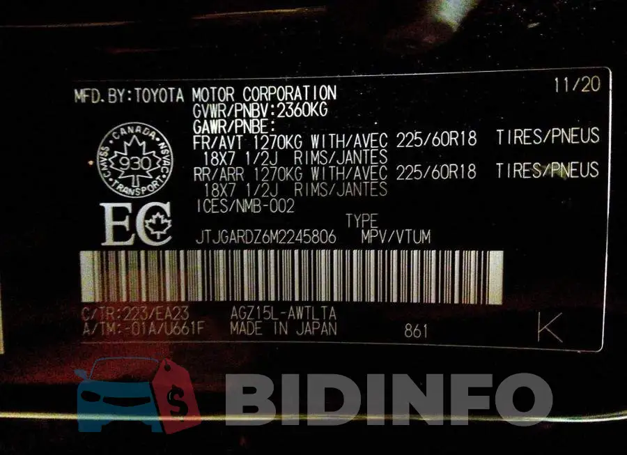 JTJGARDZ6M2245806 Photo# 9