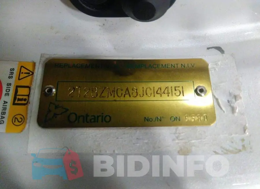 2T2BZMCA8JC144151 Photo# 9