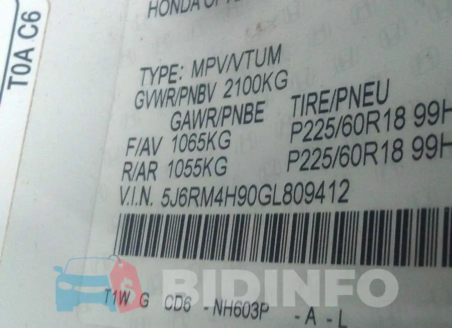 5J6RM4H90GL809412 Photo# 9