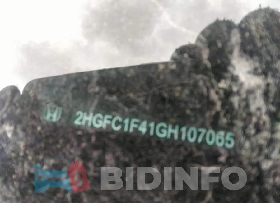 2HGFC1F41GH107065 Photo# 9