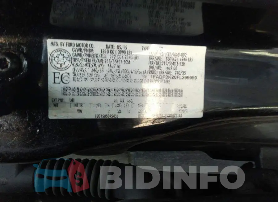 1FADP3K20FL296969 Photo# 9