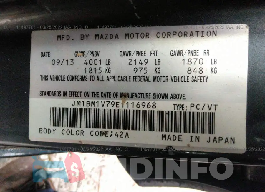 JM1BM1V79E1116968 Photo# 9