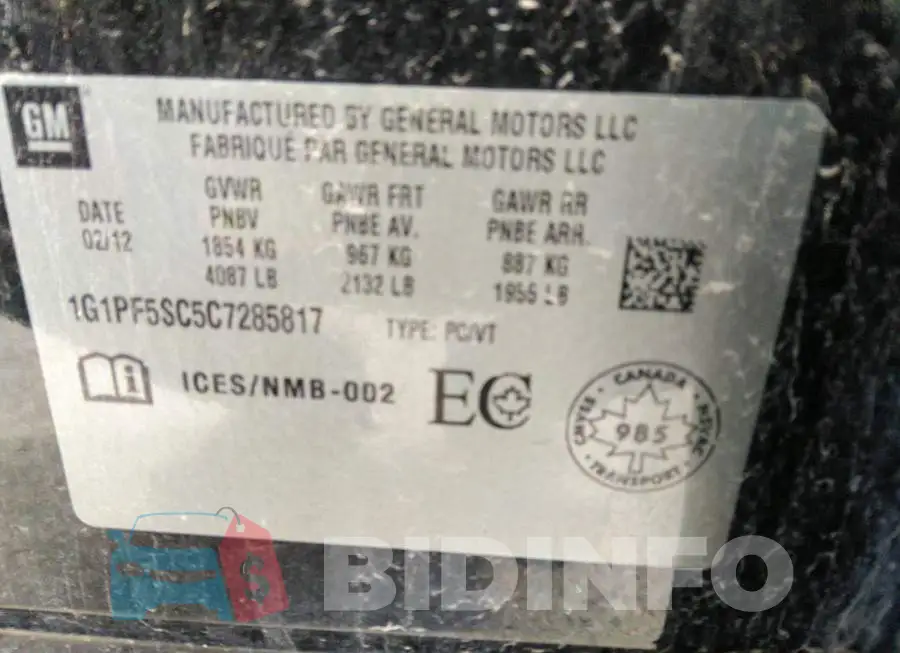 1G1PF5SC5C7285817 Photo# 9