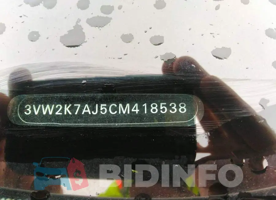 3VW2K7AJ5CM418538 Photo# 9