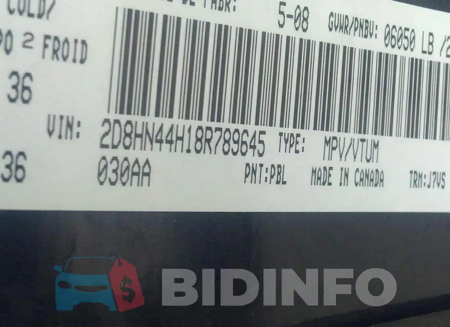 2D8HN44H18R789645 Photo# 9