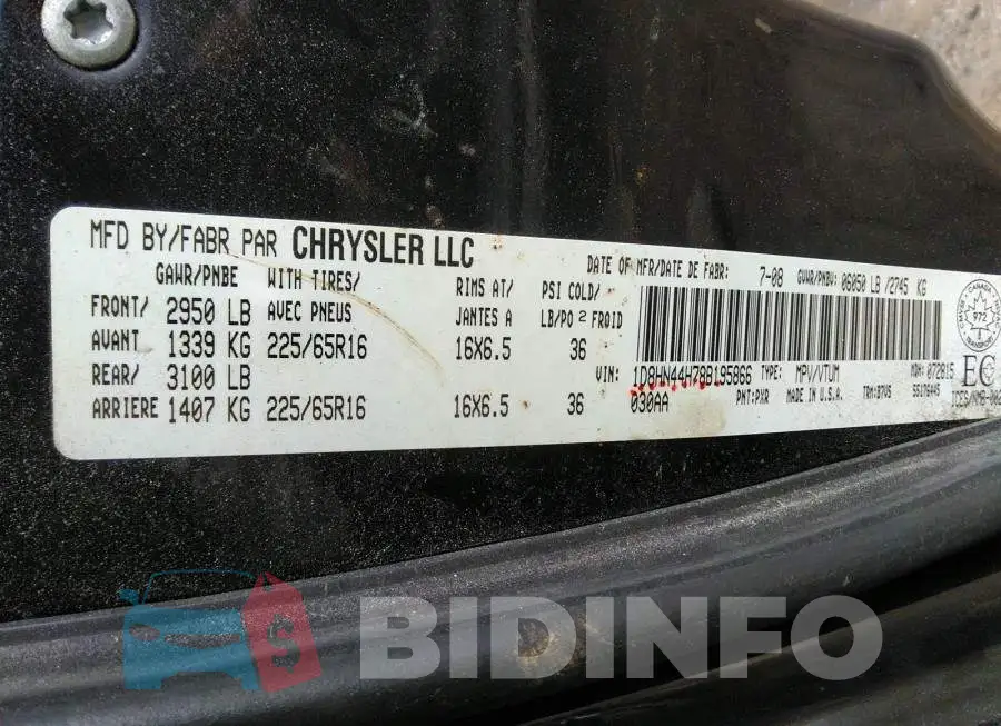 1D8HN44H78B195866 Photo# 9
