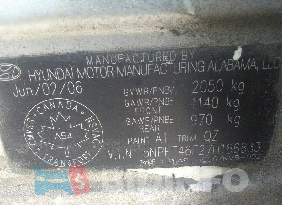 5NPET46F27H186833 Photo# 9