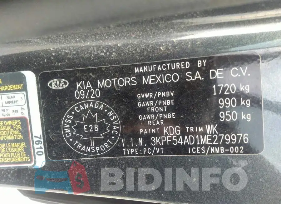 3KPF54AD1ME279976 Photo# 9