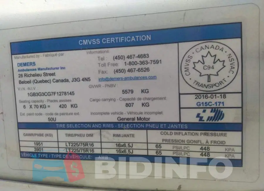1GB3G3CG7F1278145 Photo# 9