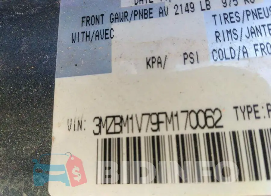 3MZBM1V79FM170062 Photo# 9