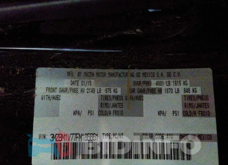 3MZBM1V77FM185661 Photo# 9
