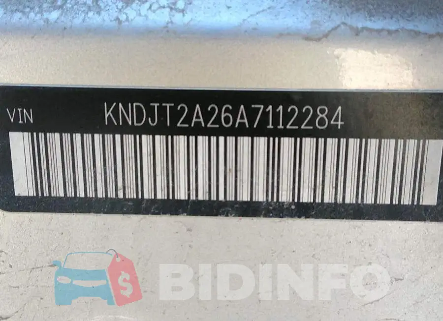 KNDJT2A26A7112284 Photo# 9
