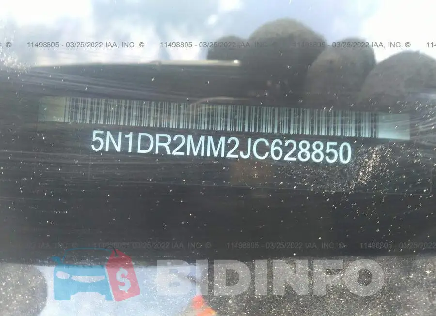 5N1DR2MM2JC628850 Photo# 9