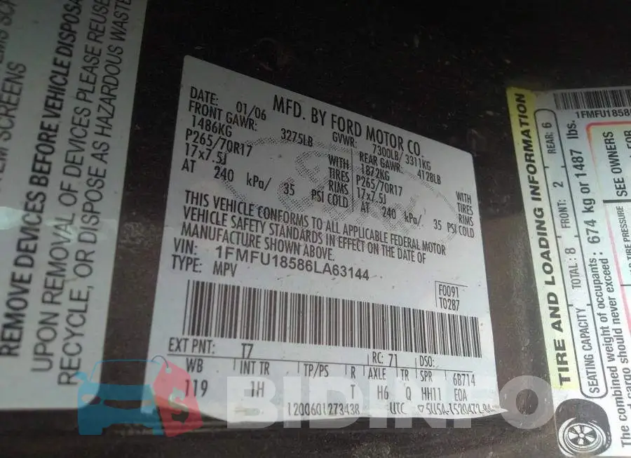 1FMFU18586LA63144 Photo# 9
