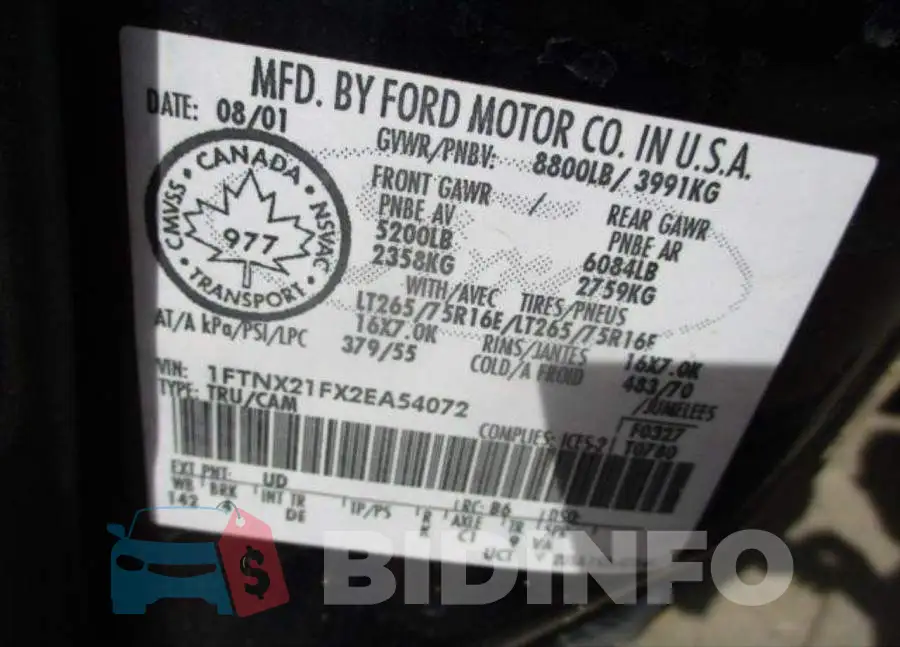 1FTNX21FX2EA54072 Photo# 5