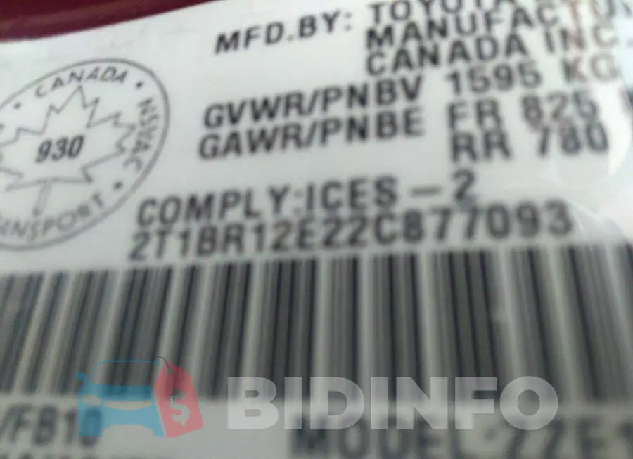 2T1BR12E22C877093 Photo# 9