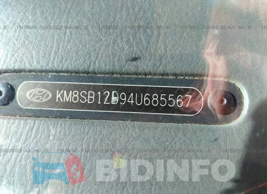 KM8SB12B94U685567 Photo# 9