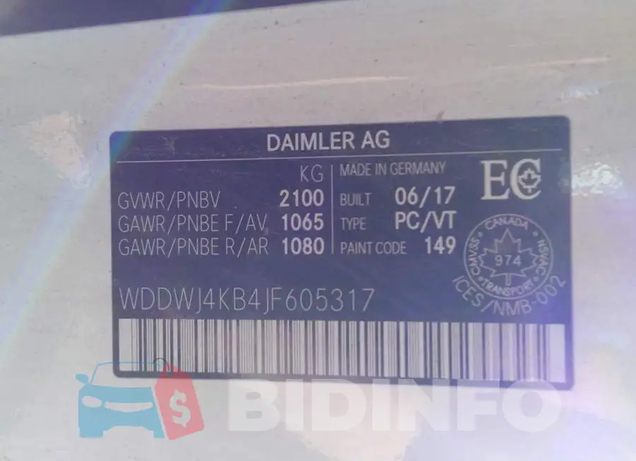 WDDWJ4KB4JF605317 Photo# 9