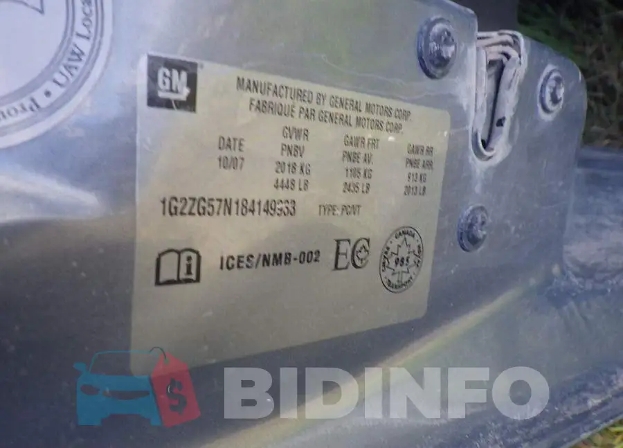 1G2ZG57N184149933 Photo# 5