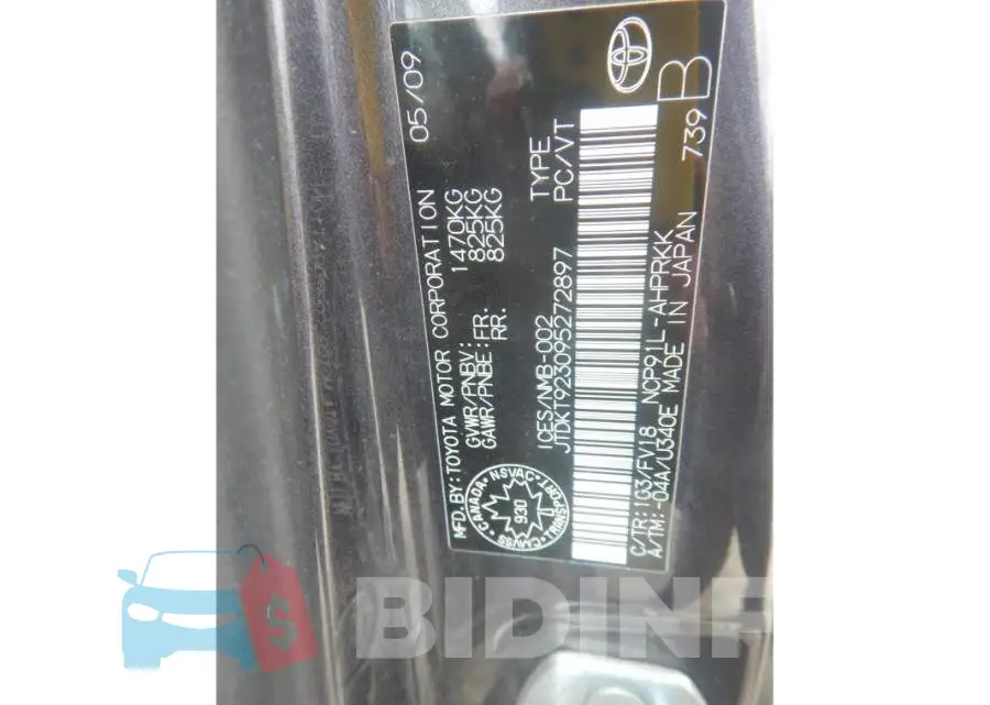 JTDKT923095272897 Photo# 9