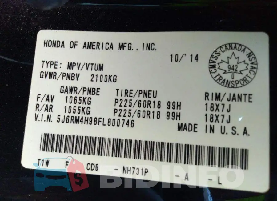 5J6RM4H98FL800746 Photo# 9