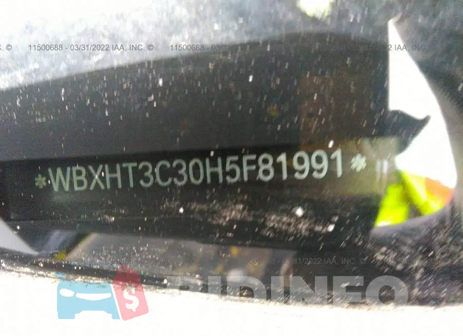 WBXHT3C30H5F81991 Photo# 9