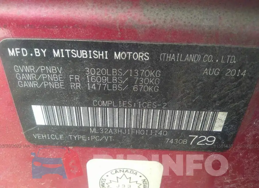 ML32A3HJ1FH011140 Photo# 9