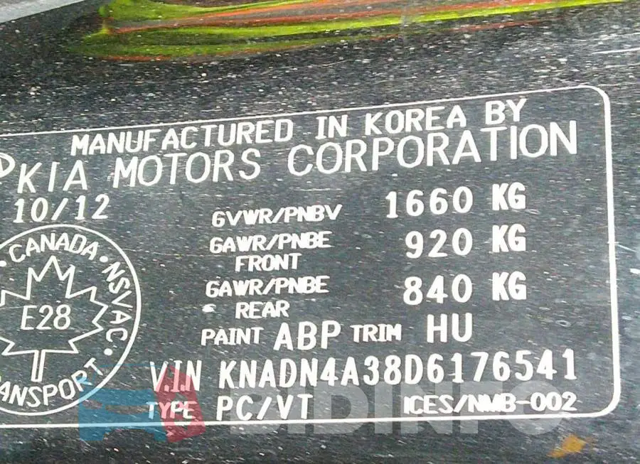 KNADN4A38D6176541 Photo# 9