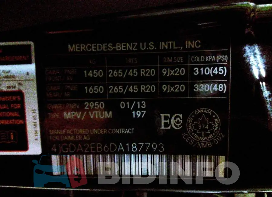 4JGDA2EB6DA187793 Photo# 9