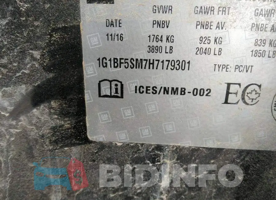1G1BF5SM7H7179301 Photo# 9