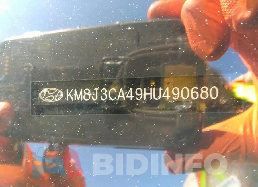 KM8J3CA49HU490680 Photo# 9