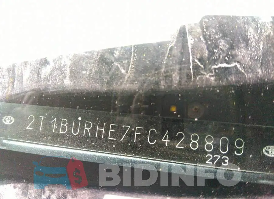 2T1BURHE7FC428809 Photo# 9