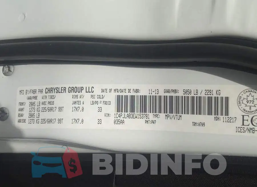 1C4PJLAB3EW153781 Photo# 9