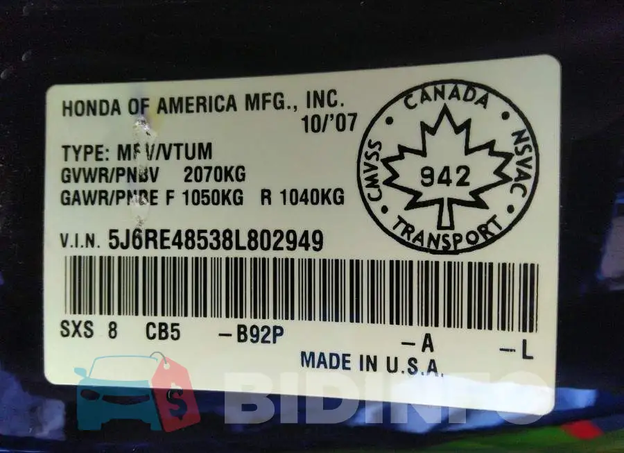 5J6RE48538L802949 Photo# 9
