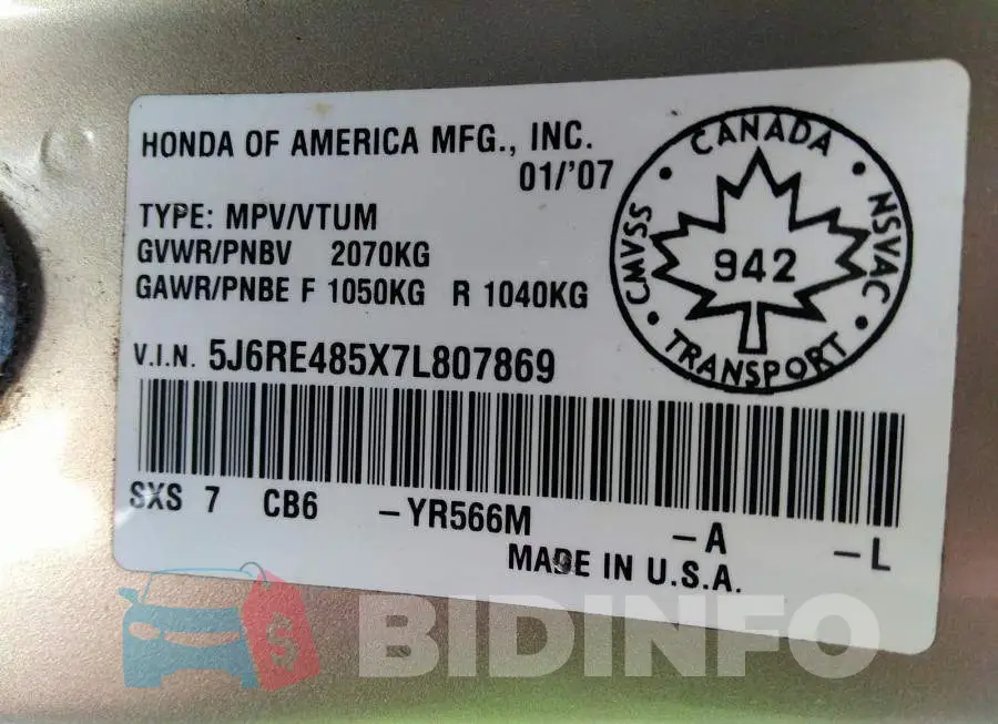 5J6RE485X7L807869 Photo# 9