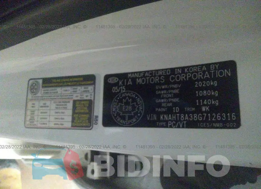 KNAHT8A38G7126316 Photo# 9