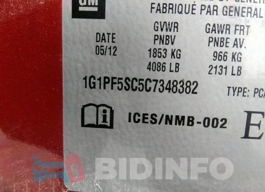 1G1PF5SC5C7348382 Photo# 9