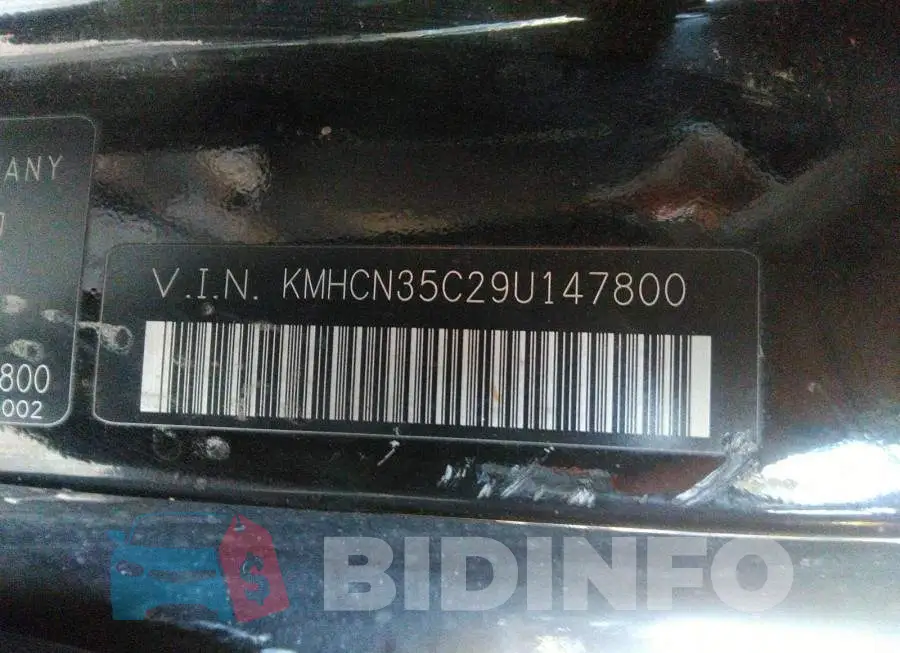 KMHCN35C29U147800 Photo# 9