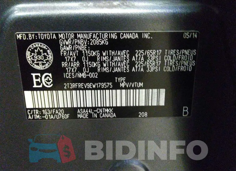 2T3RFREV9EW179575 Photo# 9