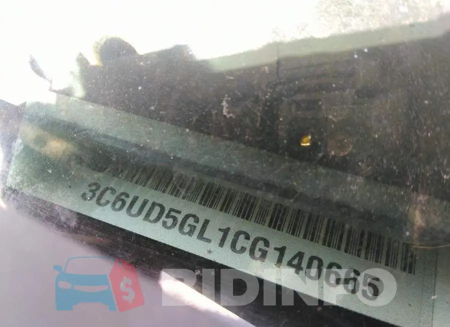 3C6UD5GL1CG140665 Photo# 9