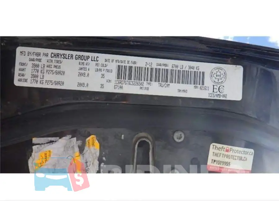 1C6RD7GT6CS226502 Photo# 8