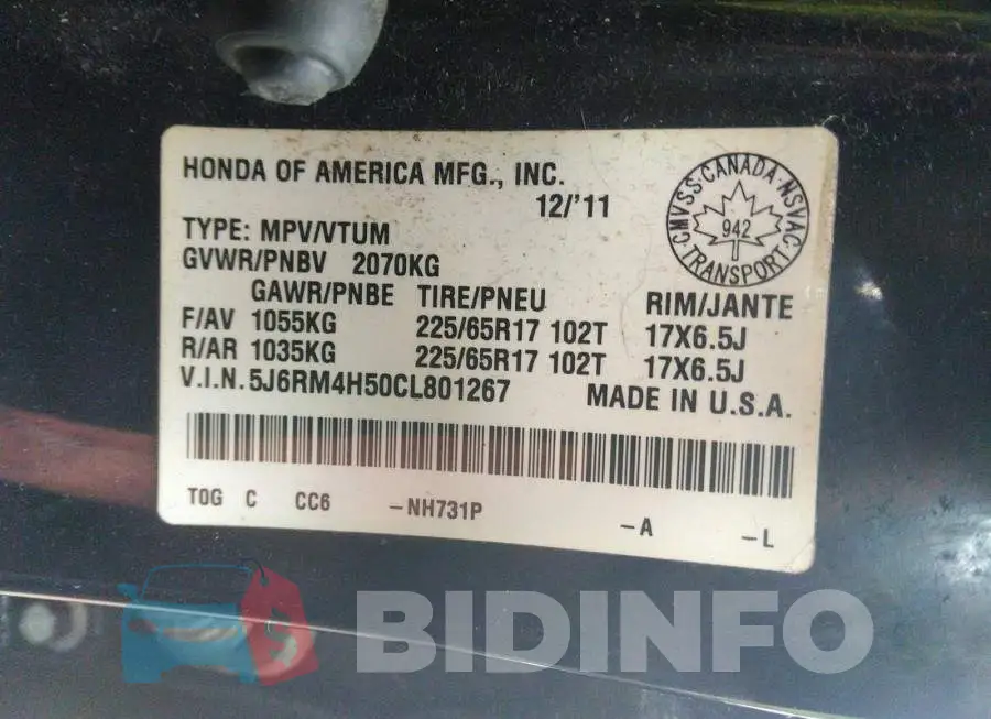 5J6RM4H50CL801267 Photo# 9
