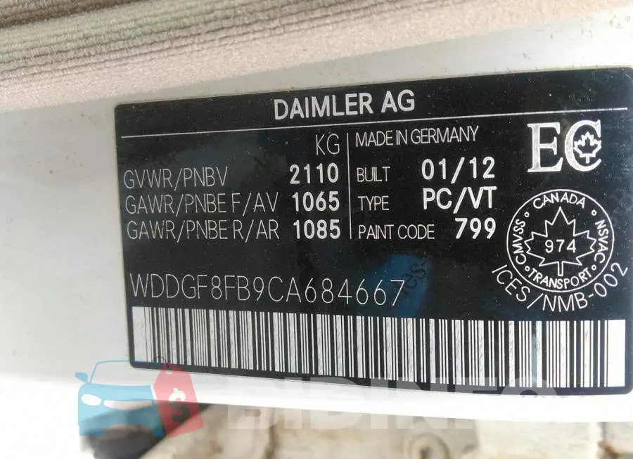 WDDGF8FB9CA684667 Photo# 9