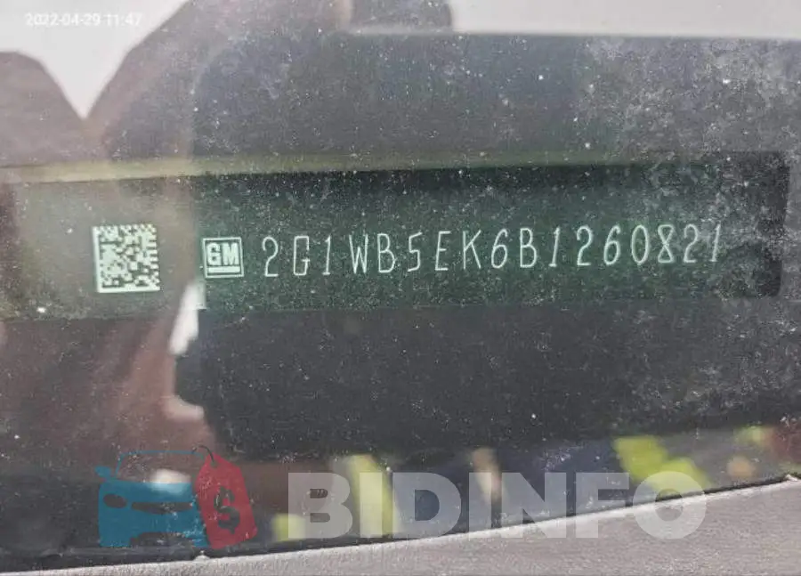 2G1WB5EK6B1260821 Photo# 9