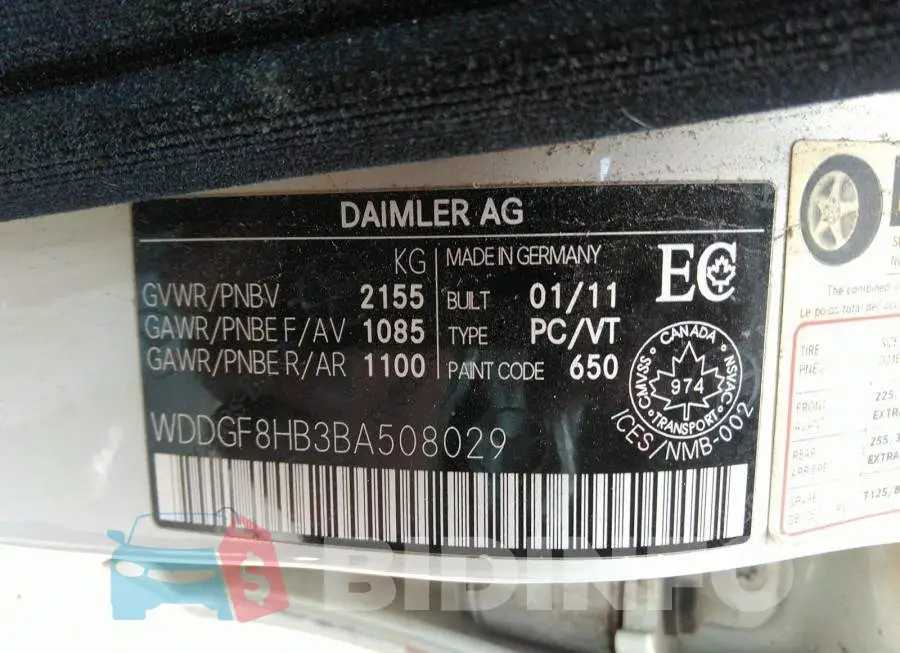 WDDGF8HB3BA508029 Photo# 9