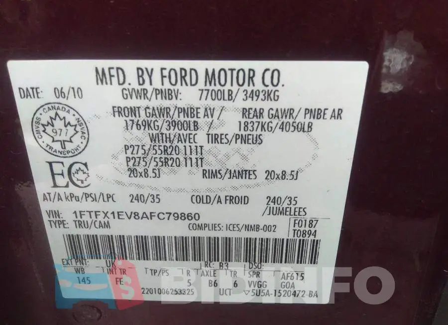 1FTFX1EV8AFC79860 Photo# 9