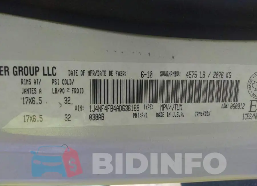 1J4NF4FB4AD636168 Photo# 9