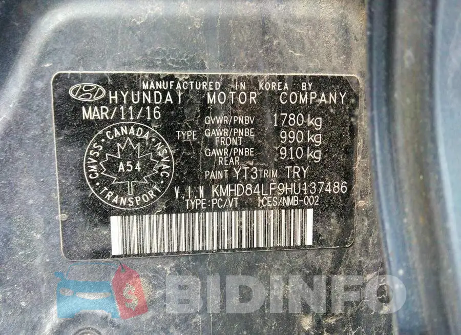 KMHD84LF9HU137486 Photo# 9