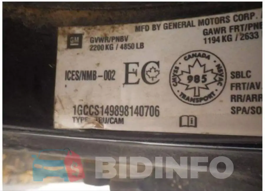 1GCCS149898140706 Photo# 11