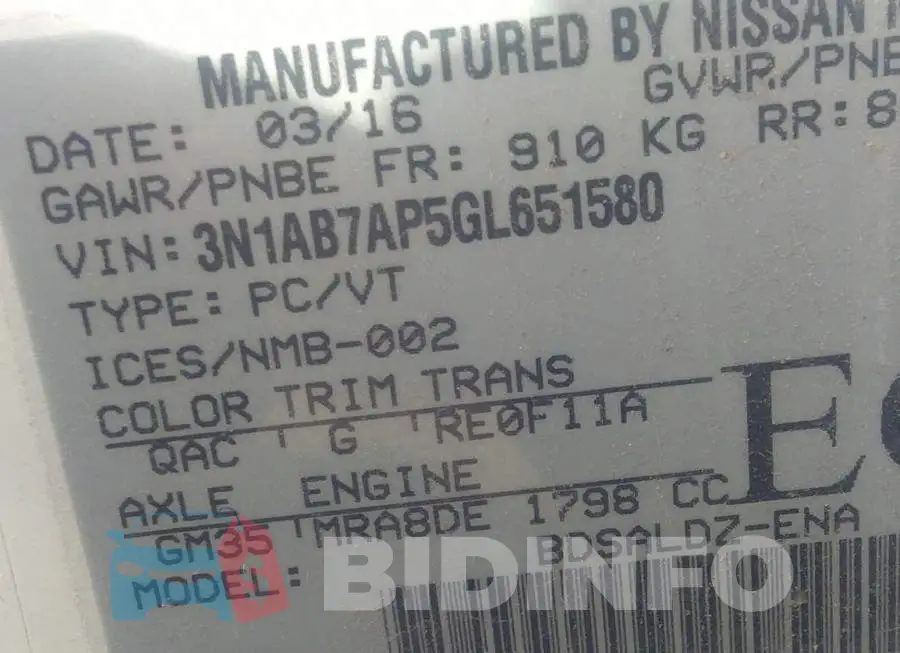 3N1AB7AP5GL651580 Photo# 9